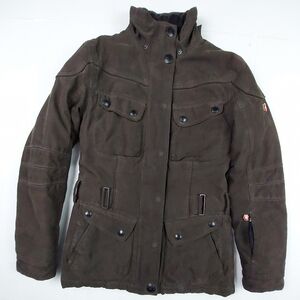 Wellensteyn Cosmo Jacket Womens Size XS Brown Winter Parka Coat Water Wind Proof